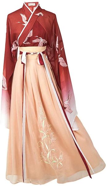 ethnic clothing ancient chinese women's traditional elegant han fancy cosplay dress costume, Red
ethnic clothing ancient chinese women's traditional elegant han fancy cosplay dress costume, Red