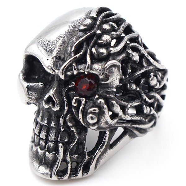 burning one-eyed skull zircon ring for man antique alloy fashion rock punk jewelry gift boys cluster rings, Golden;silver
burning one-eyed skull zircon ring for man antique alloy fashion rock punk jewelry gift boys cluster rings, Golden;silver