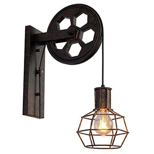 1pcs retro vintage wall light lifting pulley industrial lamp shade fixture iron loft cafe bar adjustable sconce outdoor lamps
1pcs retro vintage wall light lifting pulley industrial lamp shade fixture iron loft cafe bar adjustable sconce outdoor lamps