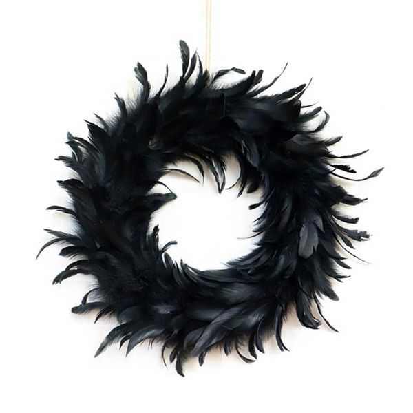decorative flowers & wreaths halloween decorations black wreath simulation plant fake feather party front door occasions 40cm
decorative flowers & wreaths halloween decorations black wreath simulation plant fake feather party front door occasions 40cm