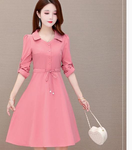 2021 spring and autumn fashion long sleeve women's dress@83, Black;gray
2021 spring and autumn fashion long sleeve women's dress@83, Black;gray