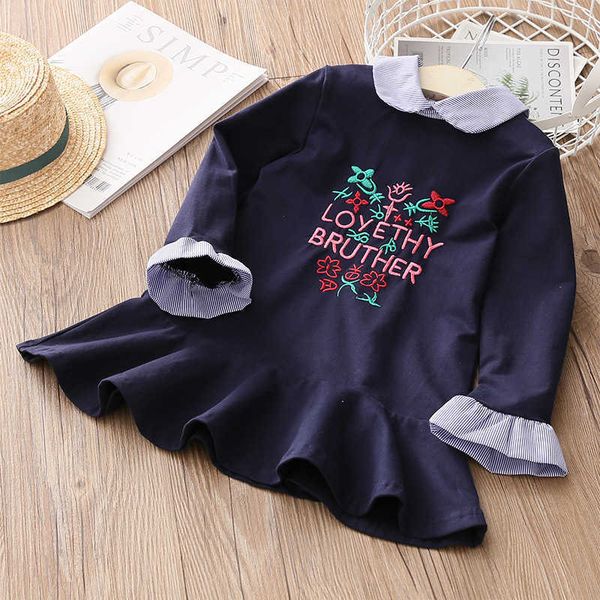 spring autumn 3 4 6 8 9 10 11 12 years long full flare sleeve peter pan collar letter pattern kids girls dresses 210529, Red;yellow
spring autumn 3 4 6 8 9 10 11 12 years long full flare sleeve peter pan collar letter pattern kids girls dresses 210529, Red;yellow