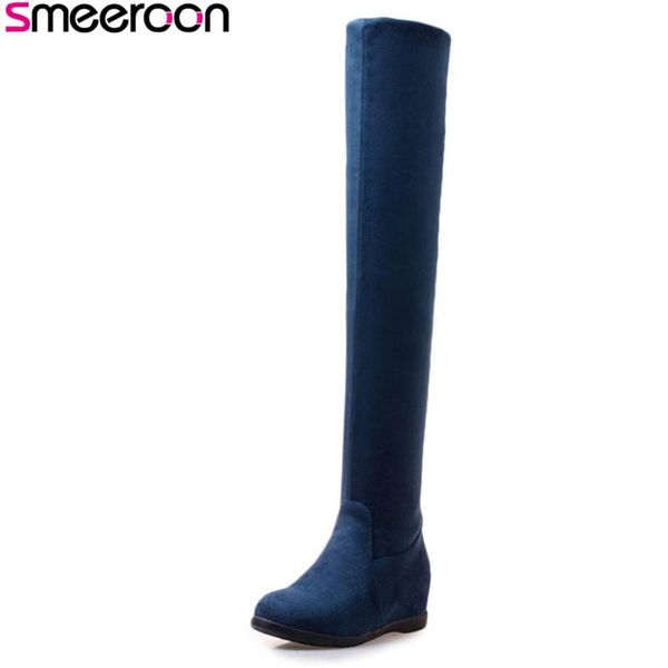 boots smeeroon fashion over the knee for women round toe slip on flat bottom autumn winter prom shoes, Black
boots smeeroon fashion over the knee for women round toe slip on flat bottom autumn winter prom shoes, Black