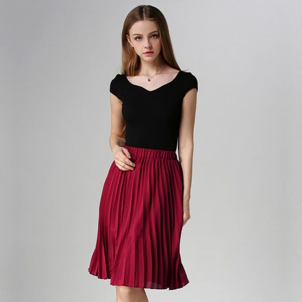 skirts women chiffon pleated skirt vintage high waist tutu womens saia midi rokken 2021 summer style jupe femme, Black
skirts women chiffon pleated skirt vintage high waist tutu womens saia midi rokken 2021 summer style jupe femme, Black