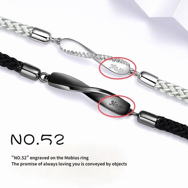charm bracelets mobius couple bracelet men and women pair ins japan south korea commemorative gift weaving hand strap, Golden;silver
charm bracelets mobius couple bracelet men and women pair ins japan south korea commemorative gift weaving hand strap, Golden;silver