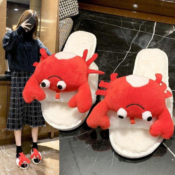 women slippers home ladie casual cute fur female slipper cartoons animal crab fashion comfort woman indoor plush, Black
women slippers home ladie casual cute fur female slipper cartoons animal crab fashion comfort woman indoor plush, Black