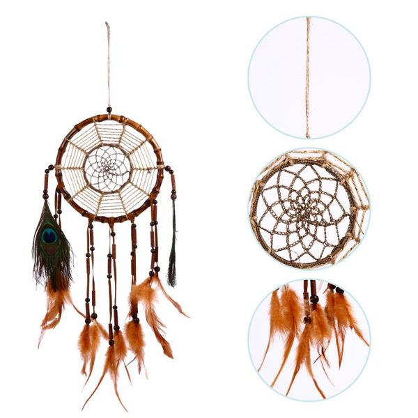 dreamcatcher hanging decor peacocks feather dream catcher ornament decorative objects & figurines
dreamcatcher hanging decor peacocks feather dream catcher ornament decorative objects & figurines