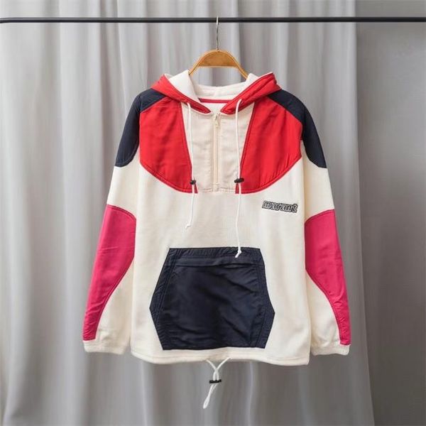 women's hoodies & sweatshirts color patchwork hooded women drawstring half zipper cotton long sleeve casual female early autumn, Black
women's hoodies & sweatshirts color patchwork hooded women drawstring half zipper cotton long sleeve casual female early autumn, Black