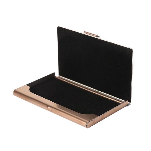 card holders business name credit id holder metal stainless steel pocket box case, Brown;gray
card holders business name credit id holder metal stainless steel pocket box case, Brown;gray
