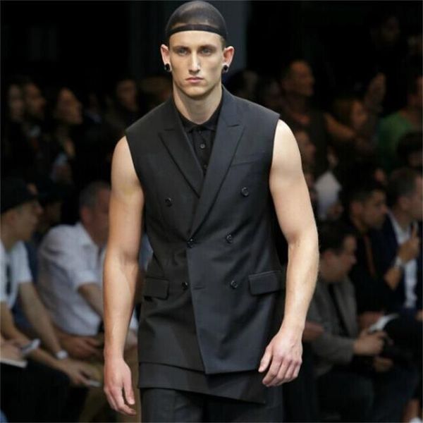 men's vests suit vest spring and summer fashion week double breasted slim, Black;white
men's vests suit vest spring and summer fashion week double breasted slim, Black;white