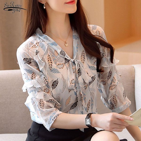 summer bow ladies short sleeve chiffon blouse women casual loose v neck slim shirts blusas mujer de moda 8979 50 210427, White
summer bow ladies short sleeve chiffon blouse women casual loose v neck slim shirts blusas mujer de moda 8979 50 210427, White