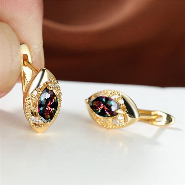 hoop & huggie cute female rainbow zircon stone earrings rose gold silver color for women dainty crystal leaf wedding, Golden;silver
hoop & huggie cute female rainbow zircon stone earrings rose gold silver color for women dainty crystal leaf wedding, Golden;silver