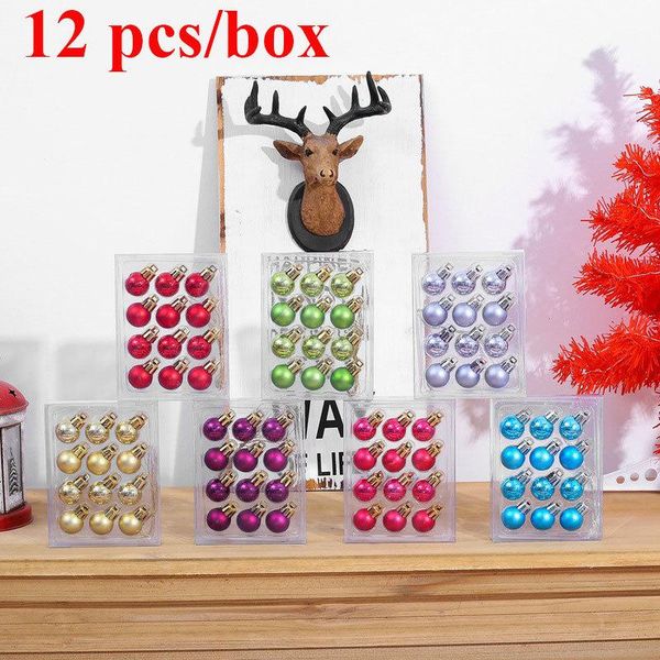 party decoration 12pcs christmas tree balls bauble xmas hanging ball ornament decorations for home navidad year gift 2cm*3cm
party decoration 12pcs christmas tree balls bauble xmas hanging ball ornament decorations for home navidad year gift 2cm*3cm