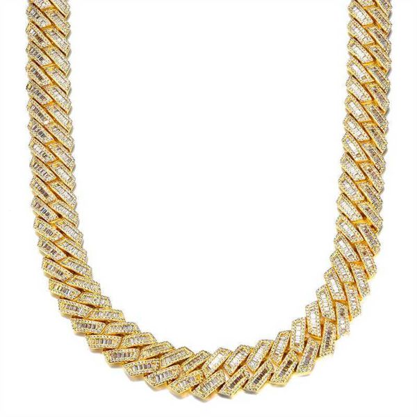 hip hop 3 rows of men's chopsticks necklace, 21mm, sparkling cubic zirconium chain aaa+ q0809, Silver
hip hop 3 rows of men's chopsticks necklace, 21mm, sparkling cubic zirconium chain aaa+ q0809, Silver