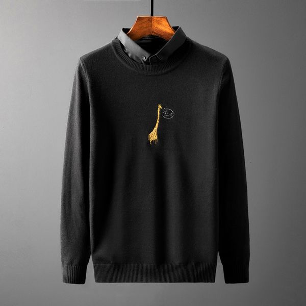 sweater knit 2021 spring and autumn fake two piece men's pullover shirt fashion embroidery trend casual men 13, White;black
sweater knit 2021 spring and autumn fake two piece men's pullover shirt fashion embroidery trend casual men 13, White;black