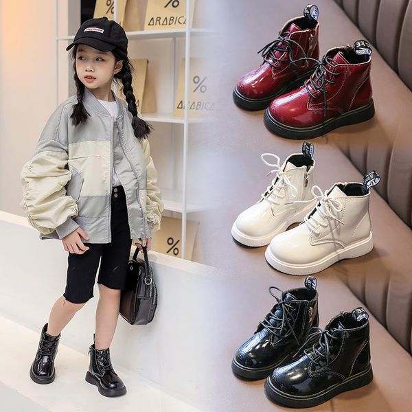 boots girls ankle fashion lace up waterproof combat shoes with side zipper for little kid/big kid, Black;grey
boots girls ankle fashion lace up waterproof combat shoes with side zipper for little kid/big kid, Black;grey