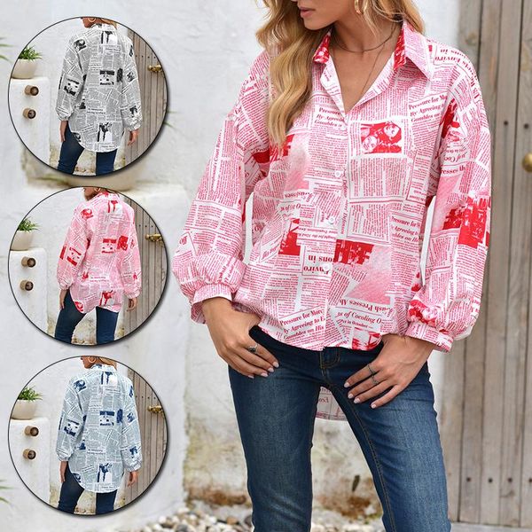 women's blouses & shirts fashion women long sleeve letter print blouse v neck shirt office lady party elegant streetwear 2021 spring cl, White
women's blouses & shirts fashion women long sleeve letter print blouse v neck shirt office lady party elegant streetwear 2021 spring cl, White