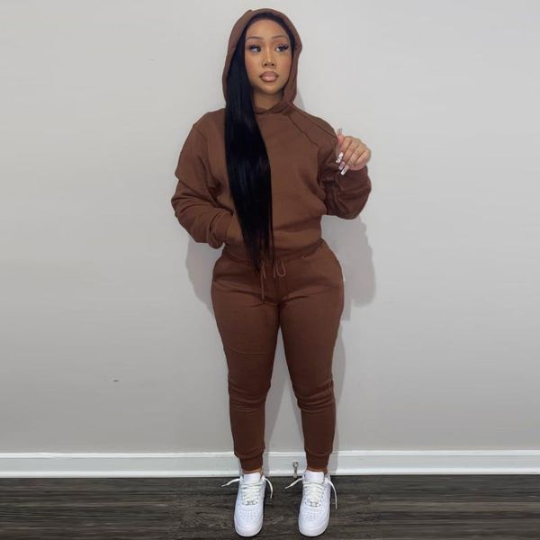 women's hoodies & sweatshirts hovanch hoodie set velvet casual sports two piece 2021 autumn fashion sportswear, Black
women's hoodies & sweatshirts hovanch hoodie set velvet casual sports two piece 2021 autumn fashion sportswear, Black