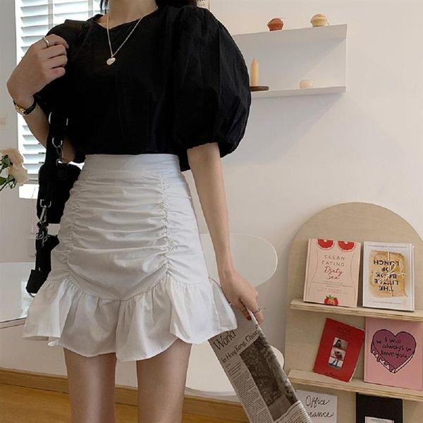 skirts boho sweet pleated ruffle skirt women solid high waist buttock fishtail female fladas mini jupe longue femme, Black
skirts boho sweet pleated ruffle skirt women solid high waist buttock fishtail female fladas mini jupe longue femme, Black