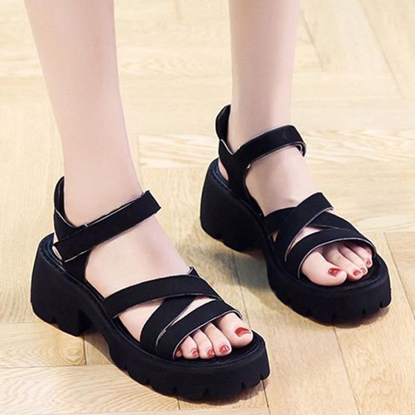 dress shoes gladiator platform women's sandals 2021 summer ankle strap square heels women open toe thick heel rome lady, Black
dress shoes gladiator platform women's sandals 2021 summer ankle strap square heels women open toe thick heel rome lady, Black