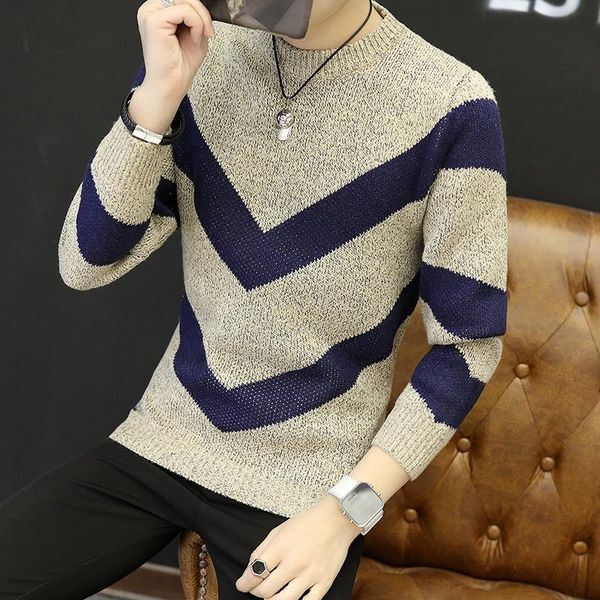 men's sweaters 2021 winter fashion pullover thin round sweaters, long-sleeved sweater men, White;black
men's sweaters 2021 winter fashion pullover thin round sweaters, long-sleeved sweater men, White;black