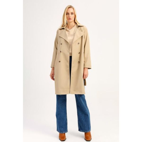 women's suits & blazers quzu denim detailed belt trench coat beige polyester 100% - mannequin length:1.75 size:s waist:63 bust:86 hips:, White;black
women's suits & blazers quzu denim detailed belt trench coat beige polyester 100% - mannequin length:1.75 size:s waist:63 bust:86 hips:, White;black