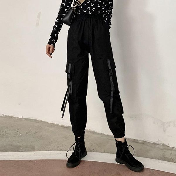 women high waist loose streetwear pants baggy cargo tactical trousers hip hop joggers pantalon casual palazzo women's & capris, Black;white
women high waist loose streetwear pants baggy cargo tactical trousers hip hop joggers pantalon casual palazzo women's & capris, Black;white
