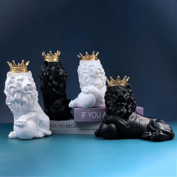 crown lion sculpture home office bar male faith resin statue living room tv crafts animal ornaments abstract art decor gift decorative objec
crown lion sculpture home office bar male faith resin statue living room tv crafts animal ornaments abstract art decor gift decorative objec