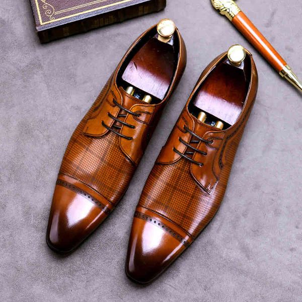 dress shoes men's business winter trend casual pointed toe english genuine leather men formal wear derby e8o0, Black
dress shoes men's business winter trend casual pointed toe english genuine leather men formal wear derby e8o0, Black