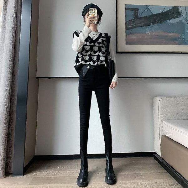 women's jeans guuzyuviz winter skinny woman stretch push up high waist denim pencil pants korean casual pantalones vaqueros mujer, Blue
women's jeans guuzyuviz winter skinny woman stretch push up high waist denim pencil pants korean casual pantalones vaqueros mujer, Blue