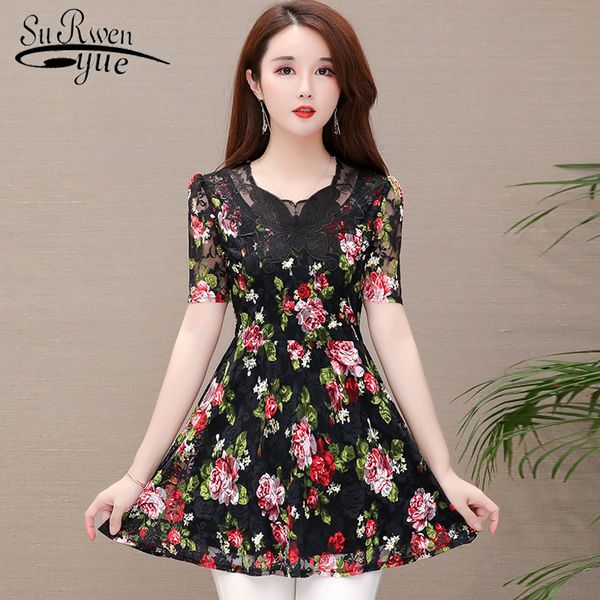 women blosues plus size blusas mujer de moda short sleeve print lace blouse women womens and blouses 4034 50 210508, White
women blosues plus size blusas mujer de moda short sleeve print lace blouse women womens and blouses 4034 50 210508, White