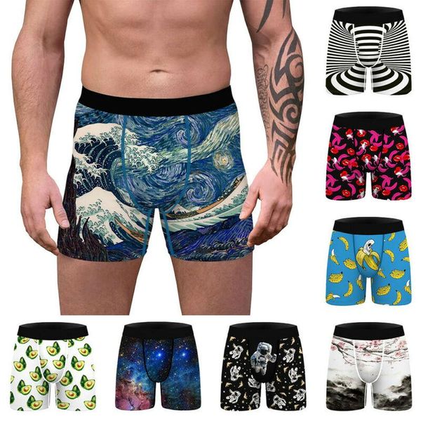 underpants 3d printed men mid waist boxers shorts casual male fitnss swimming trunks, Black;white
underpants 3d printed men mid waist boxers shorts casual male fitnss swimming trunks, Black;white