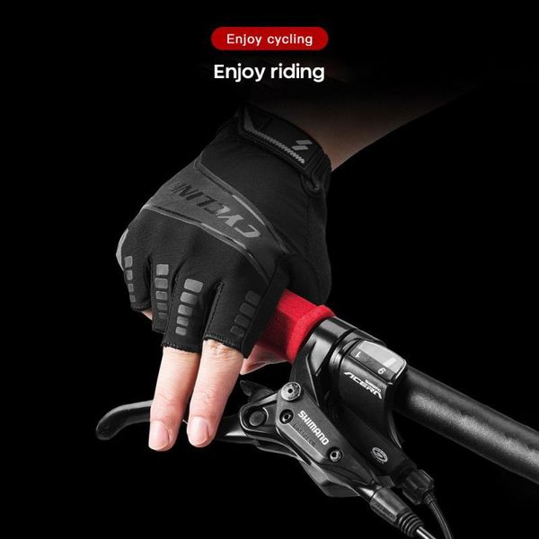 cycling gloves oem winter warm half finger breathable mtb mountain bike outdoor sport ski anti-slip touch screen, Black
cycling gloves oem winter warm half finger breathable mtb mountain bike outdoor sport ski anti-slip touch screen, Black