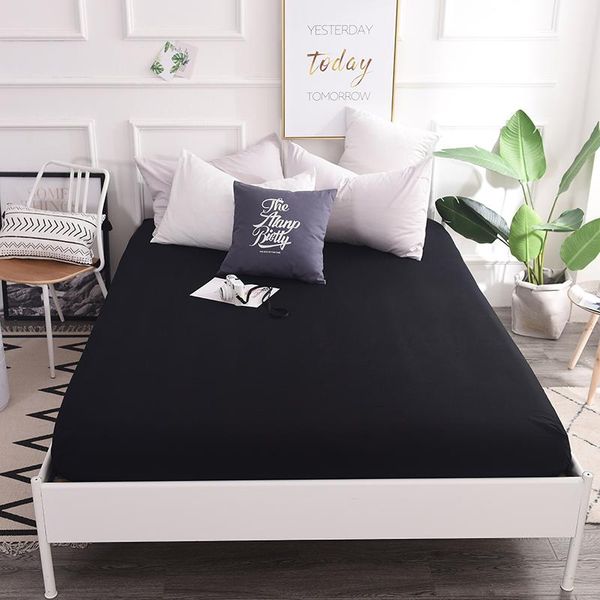 sheets & sets elastic bed linen cotton sheet cover couple bedding double solid color simple 150
sheets & sets elastic bed linen cotton sheet cover couple bedding double solid color simple 150