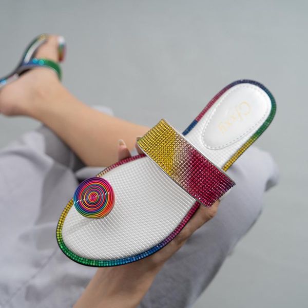 fashion rainbow rhinestone flip flops and purses set cute candy sandalias luxury designer slides glitter sandals summer slippers, Black
fashion rainbow rhinestone flip flops and purses set cute candy sandalias luxury designer slides glitter sandals summer slippers, Black