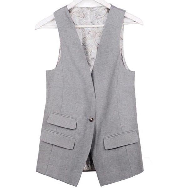 women's vests 2021 fashion ol vest & waistcoat for women business work wear blazers female ladies office, Black;white
women's vests 2021 fashion ol vest & waistcoat for women business work wear blazers female ladies office, Black;white