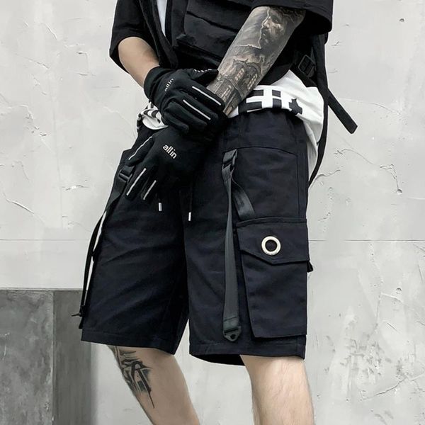 men's shorts summer classic personality ribbon big pocket hip hop fried street loose casual day size cargo, White;black
men's shorts summer classic personality ribbon big pocket hip hop fried street loose casual day size cargo, White;black