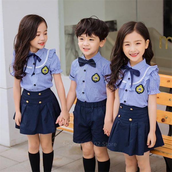 clothing sets summer kids school uniform japanese student set children boys girls 2pcs short sleeve navy suit primary kindergarten, White
clothing sets summer kids school uniform japanese student set children boys girls 2pcs short sleeve navy suit primary kindergarten, White