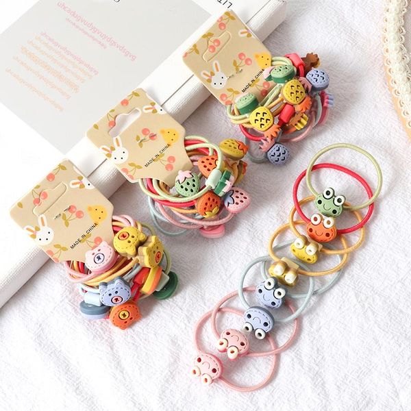 hair accessories 10pcs cute animal fruit ring girl bands headwear rubber band elastic korean children, Slivery;white
hair accessories 10pcs cute animal fruit ring girl bands headwear rubber band elastic korean children, Slivery;white
