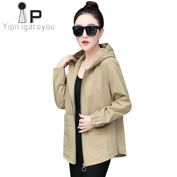 jacket army green windbreaker long sleeve jacket autumn thin short outwear women hooded coat plus size loose casual ladies coats, Black;brown
jacket army green windbreaker long sleeve jacket autumn thin short outwear women hooded coat plus size loose casual ladies coats, Black;brown