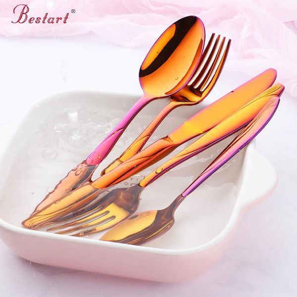 gold flatware metal 18/10 stainless steel steak knife fork spoon dinner set western golden tableware cutlery utensils sets
gold flatware metal 18/10 stainless steel steak knife fork spoon dinner set western golden tableware cutlery utensils sets