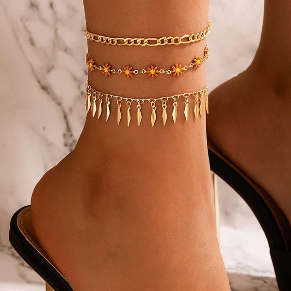anklets 3pcs/set bohemian colorful flowers set for women layered geometry tassel female party jewelry accessories 19797, Red;blue
anklets 3pcs/set bohemian colorful flowers set for women layered geometry tassel female party jewelry accessories 19797, Red;blue