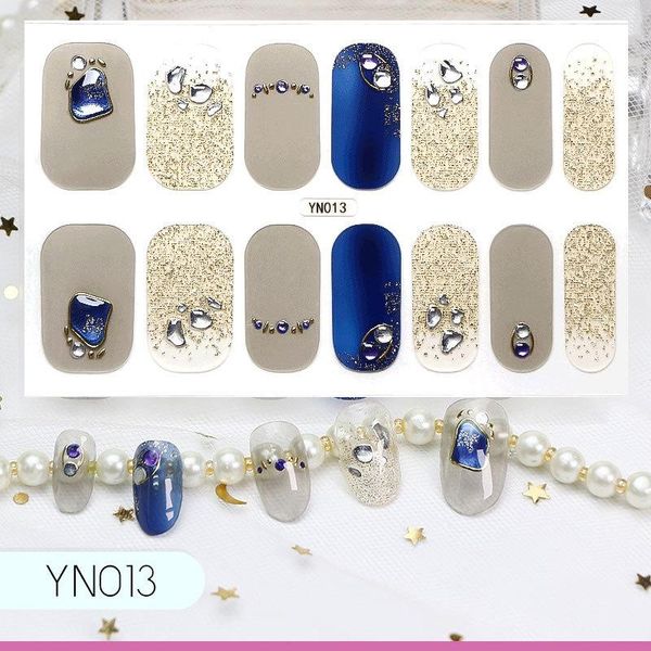 14tips/sheet marble 5d glitter nail art stickers full cover adhesive wraps diy salon manicure decoration & decals, Black
14tips/sheet marble 5d glitter nail art stickers full cover adhesive wraps diy salon manicure decoration & decals, Black