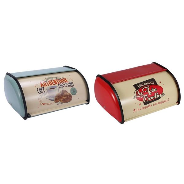 storage bottles & jars 2 pcs french vintage bread box bin rollup light coated iron snack boxes blue-green red
storage bottles & jars 2 pcs french vintage bread box bin rollup light coated iron snack boxes blue-green red