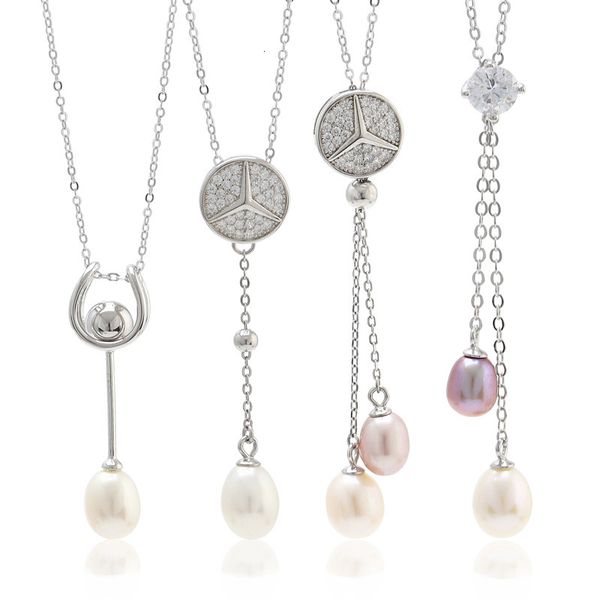 necklace diy pearl accessories s925 sterling silver pendant empty support japanese korean fashion small fresh clavicle chain
necklace diy pearl accessories s925 sterling silver pendant empty support japanese korean fashion small fresh clavicle chain