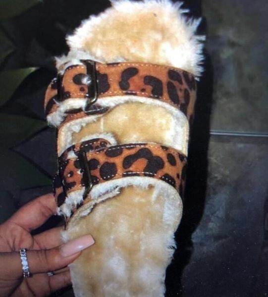 winter home women warm plush leather flip flop leopard fur slippers sandals women's shoes wild fashion, Black
winter home women warm plush leather flip flop leopard fur slippers sandals women's shoes wild fashion, Black