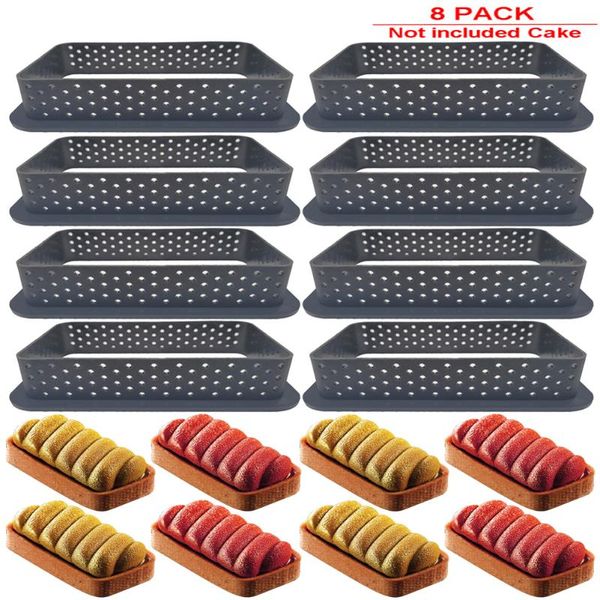 baking & pastry tools 8pcs rectangle shape cake mold mousse circle cutter decorating tool french dessert diy perforated ring non stick bakew
baking & pastry tools 8pcs rectangle shape cake mold mousse circle cutter decorating tool french dessert diy perforated ring non stick bakew