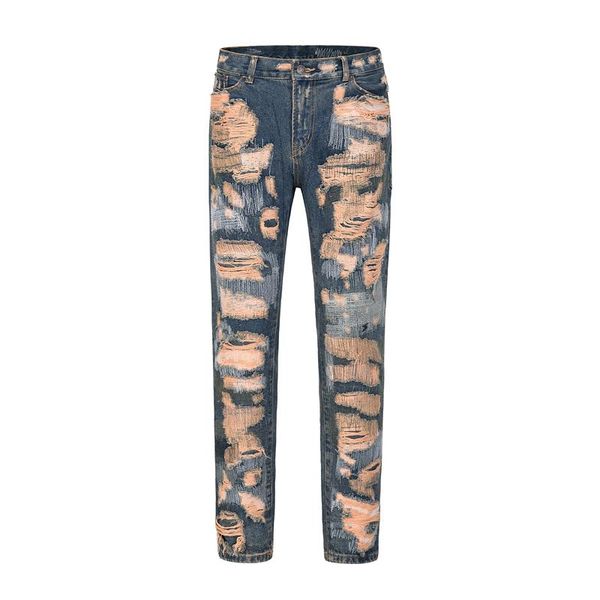 men's jeans american street style trendy denim vintage broken patch cat beard high hip hop punk harajuku, Blue
men's jeans american street style trendy denim vintage broken patch cat beard high hip hop punk harajuku, Blue