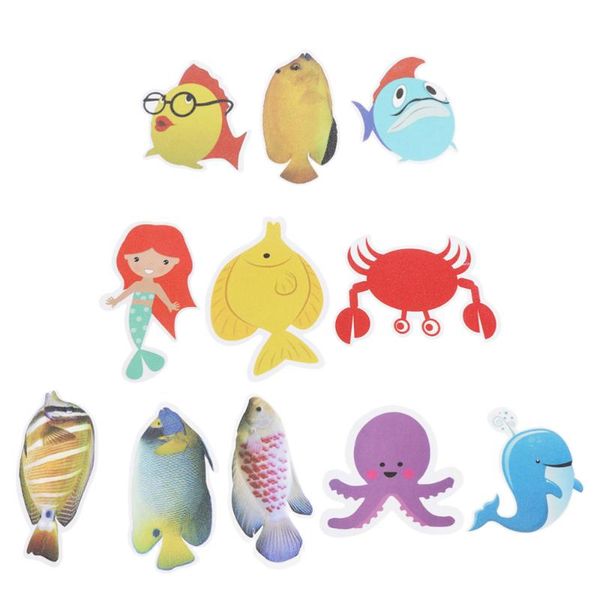 11pcs useful bathroom anti-slip stickers pvc waterproof sticker durable bathing safety flooring (ocean, fish style) bath mats
11pcs useful bathroom anti-slip stickers pvc waterproof sticker durable bathing safety flooring (ocean, fish style) bath mats