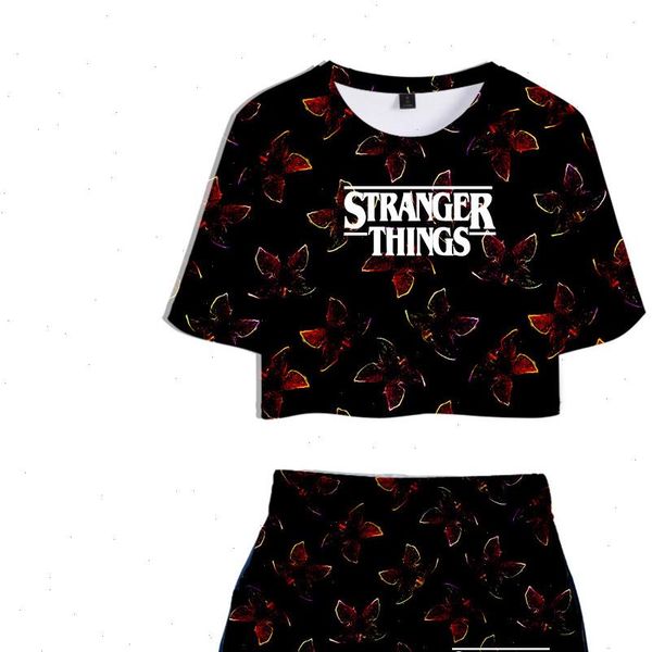 stranger things womens tracksuits 3d printed women two piece set fashion summer short sleeve crop shorts trendy streetwear clothes, Gray
stranger things womens tracksuits 3d printed women two piece set fashion summer short sleeve crop shorts trendy streetwear clothes, Gray